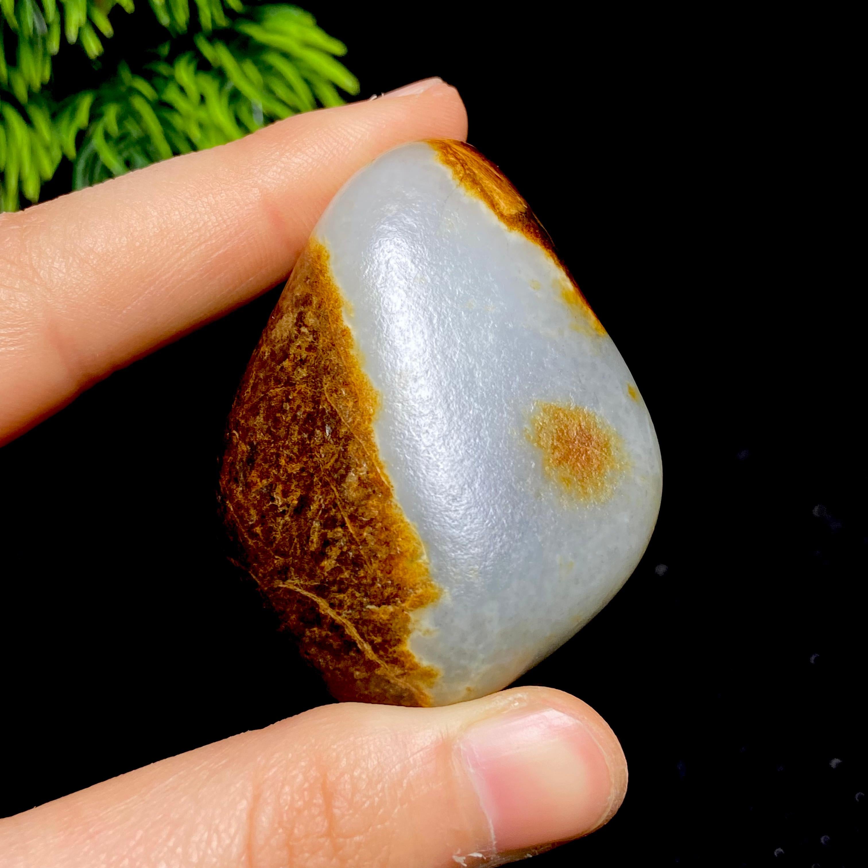 和田玉红皮籽料项链（198.4g）