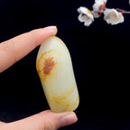 和田玉洒金皮籽料原石（63.4g）