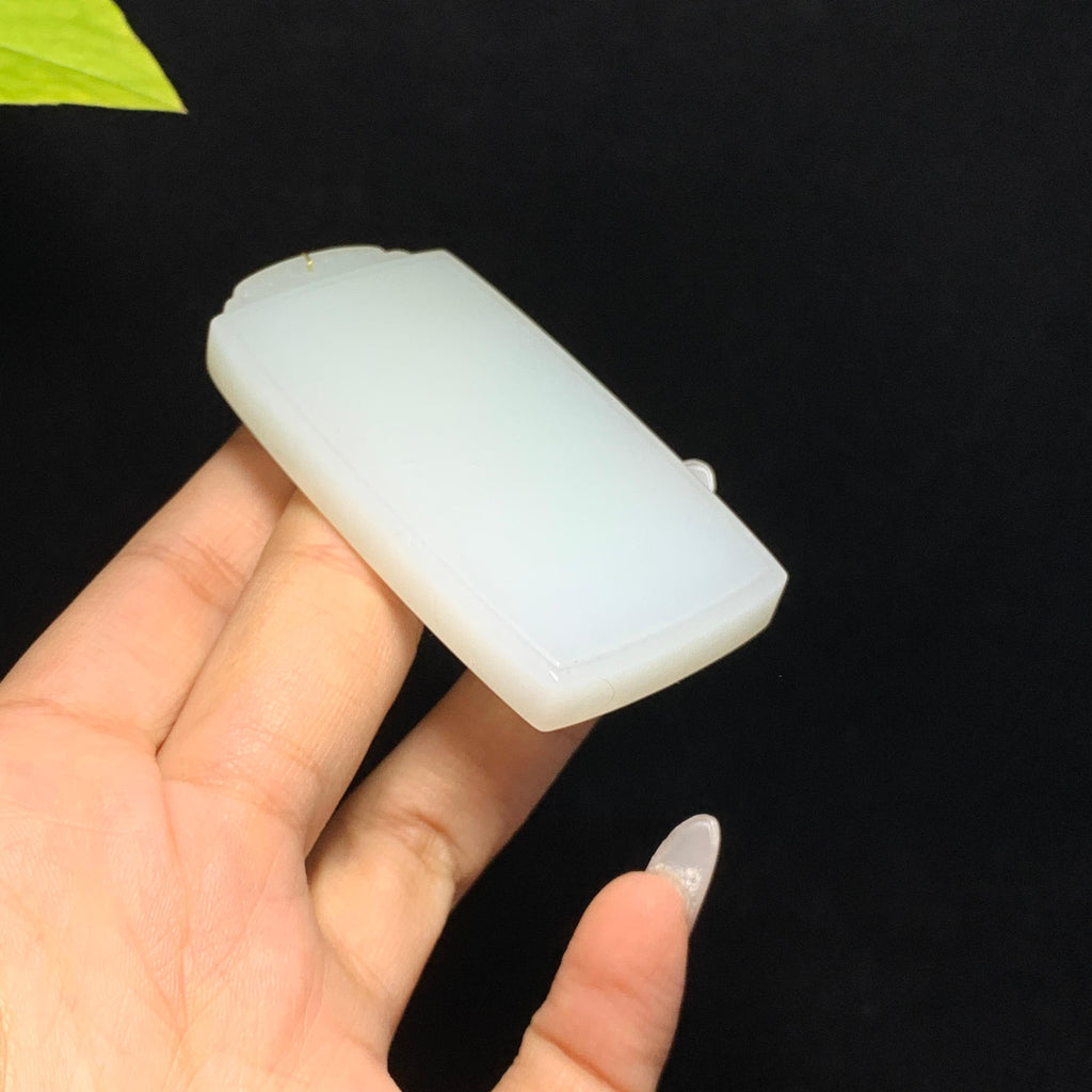 和田山料白玉无事牌挂件（56.4g）