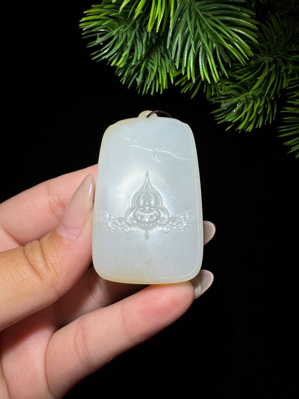 和田玉糖白玉观音（41.3g）