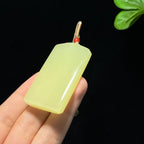 和田黄口平安无事牌（36.0g）