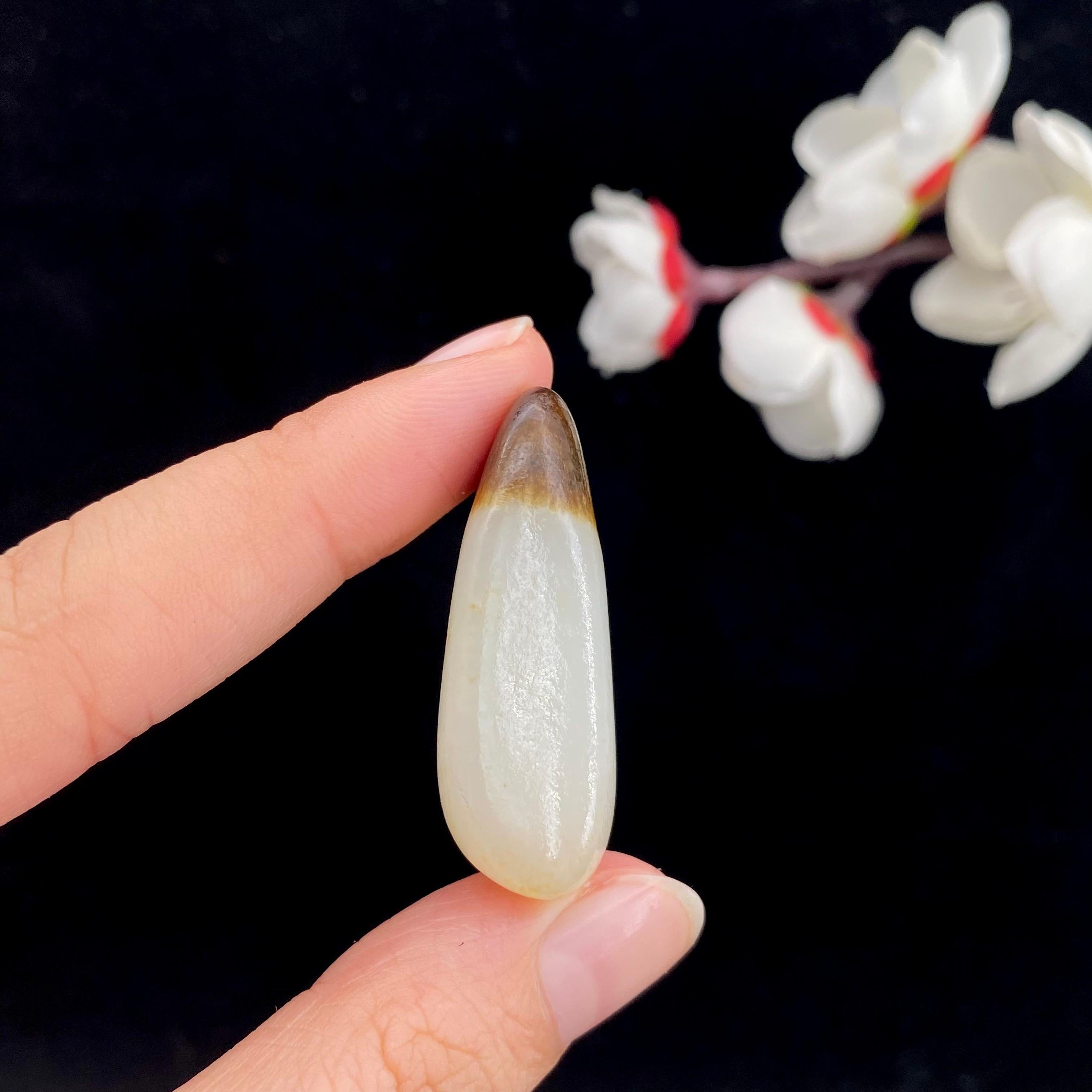 和田玉聚黄皮籽料原石（19.1g）