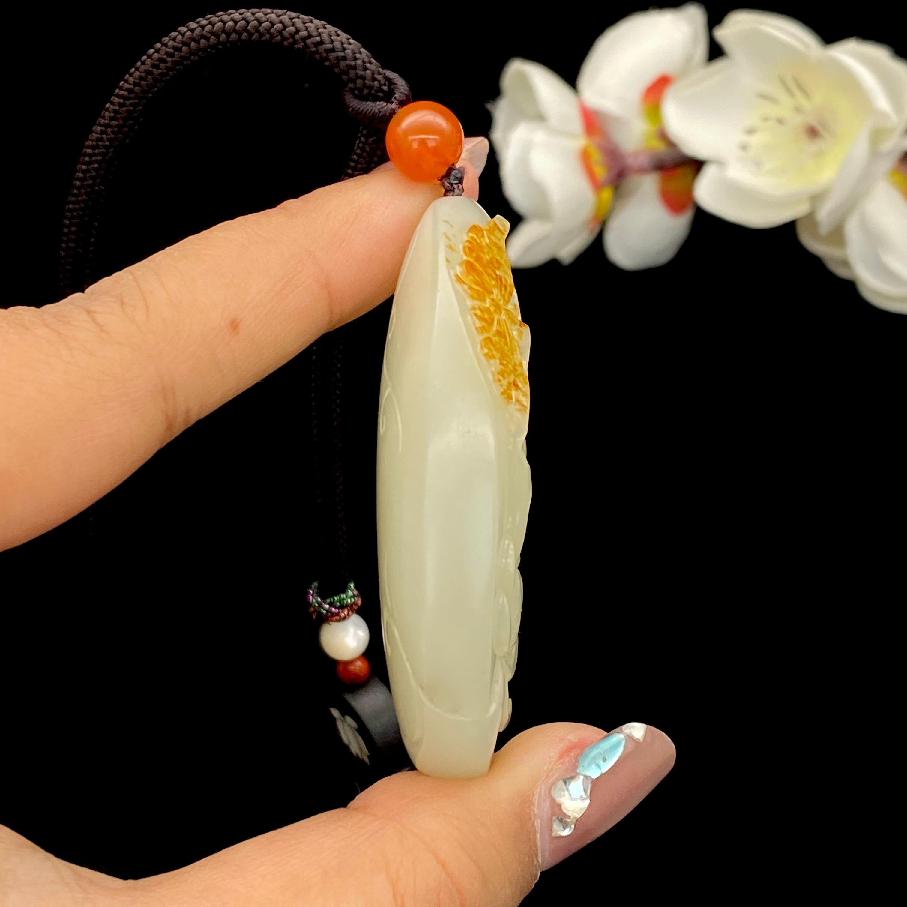 和田玉籽料【花开富贵】（53.5g）