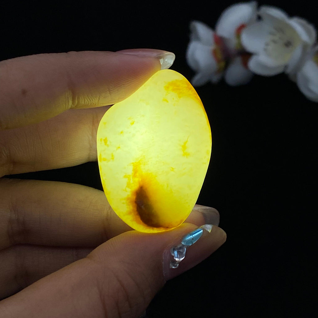 和田玉洒金皮籽料挂件（26.5g）