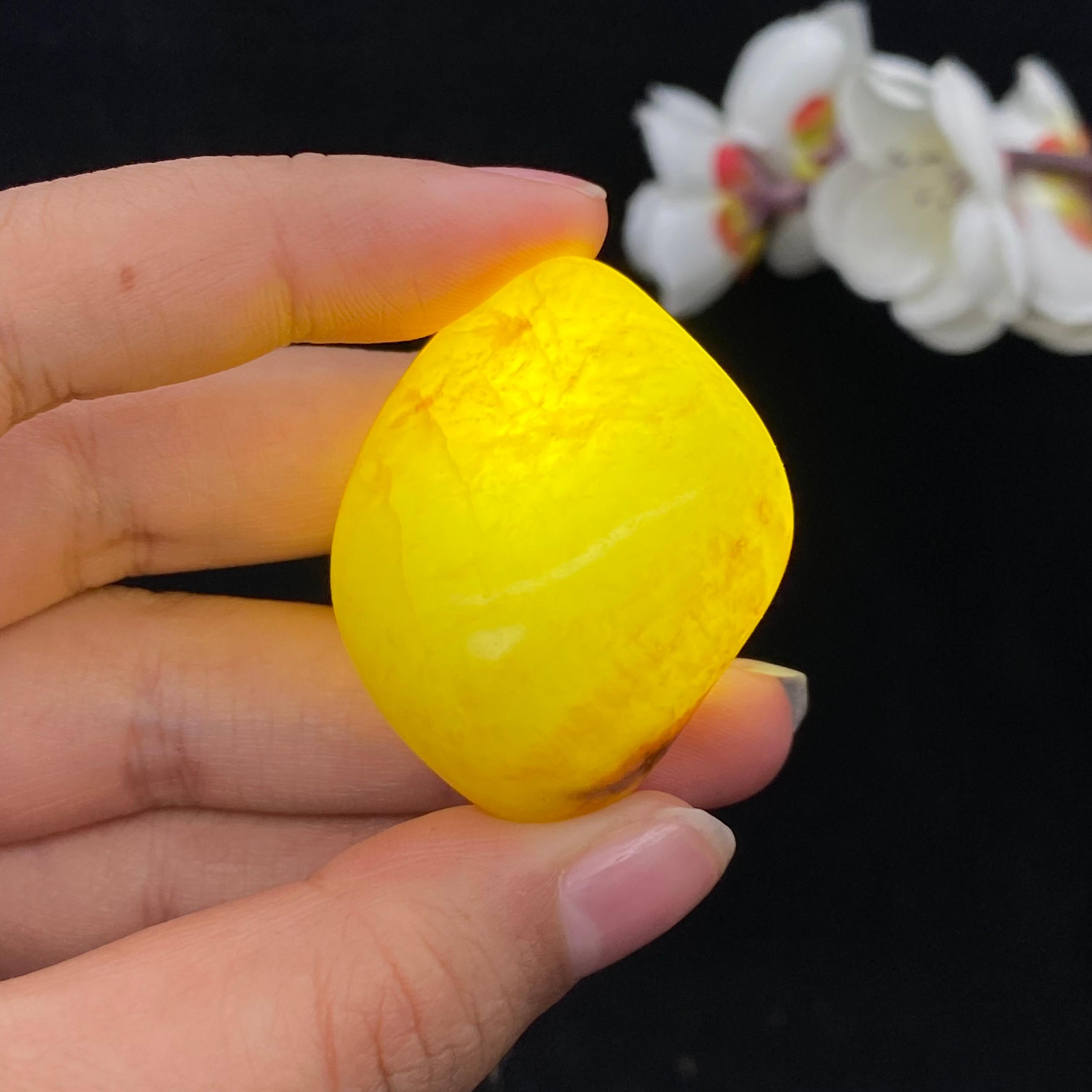 和田玉洒金皮籽料挂件（36.8g）