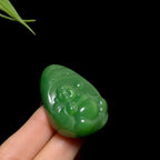 和田碧玉粉绿弥勒佛（30.0g）