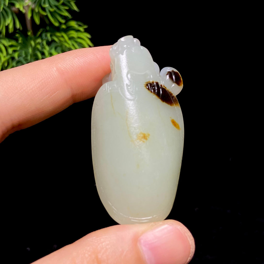 和田玉籽料龙龟（38.1g）