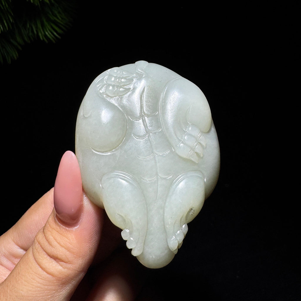 和田玉籽料满皮龙龟（75.5g）