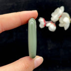 和田玉沙枣青籽料【平安无事牌】（24.6g）