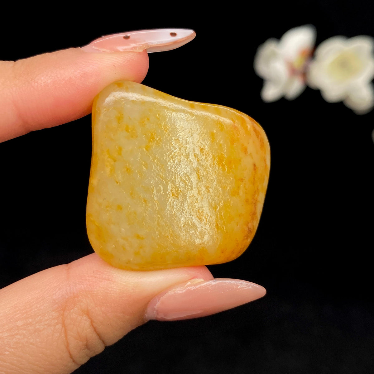 和田玉洒金皮籽料挂件（25.2g）