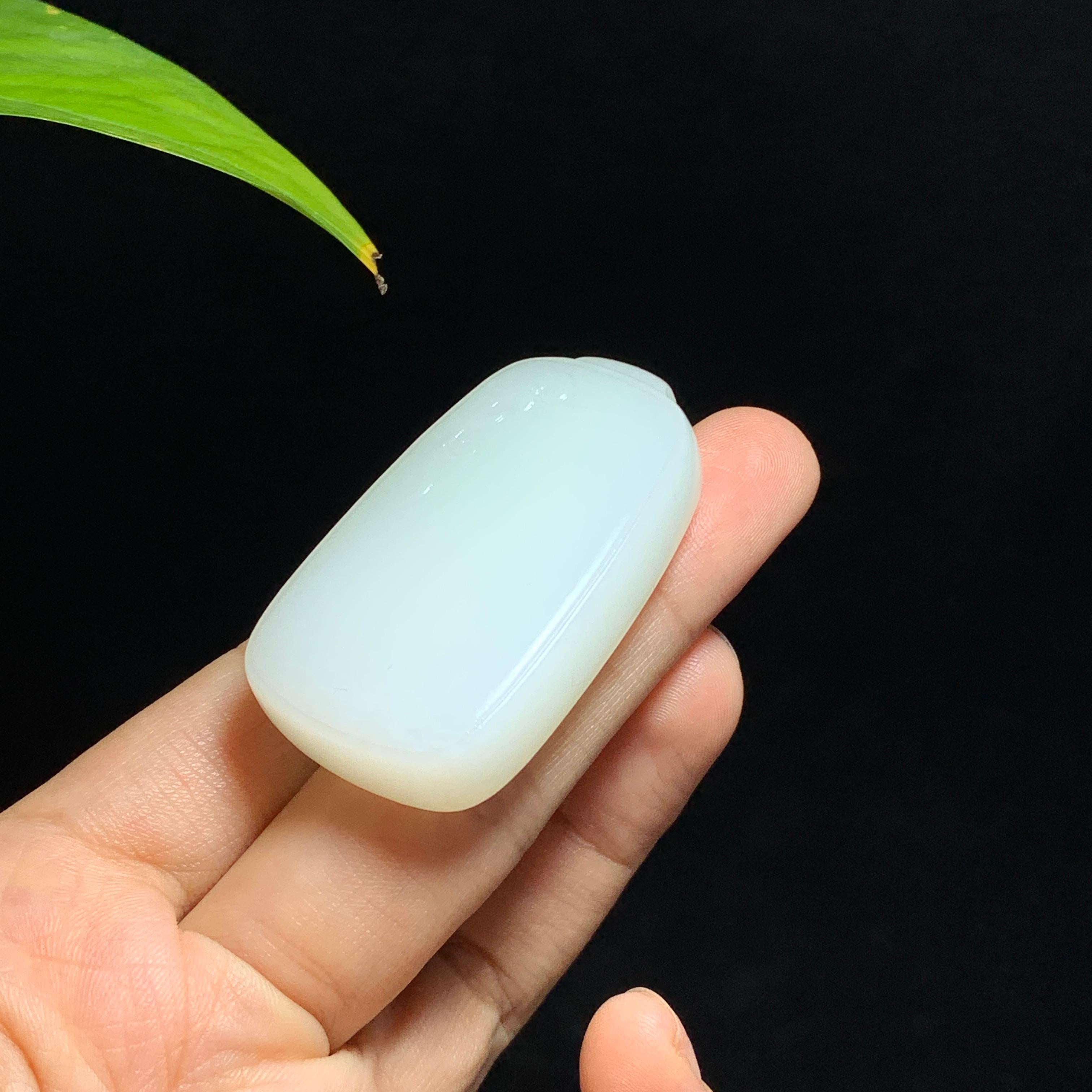 和田山料白玉无事牌挂件（36.0g）
