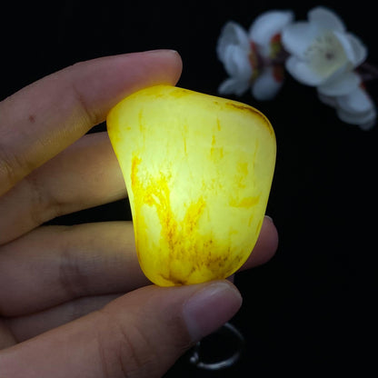 和田玉洒金皮籽料挂件（40.5g）