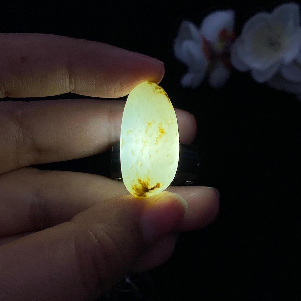和田玉秋梨皮籽料吊坠籽（8.9g）