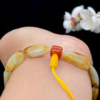 和田玉黄皮【精品手串】（25g）