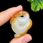 和田玉籽料灵蛇仙瑞（13.5g）