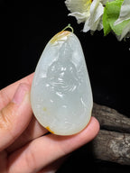 和田玉籽料观音（36.4g）