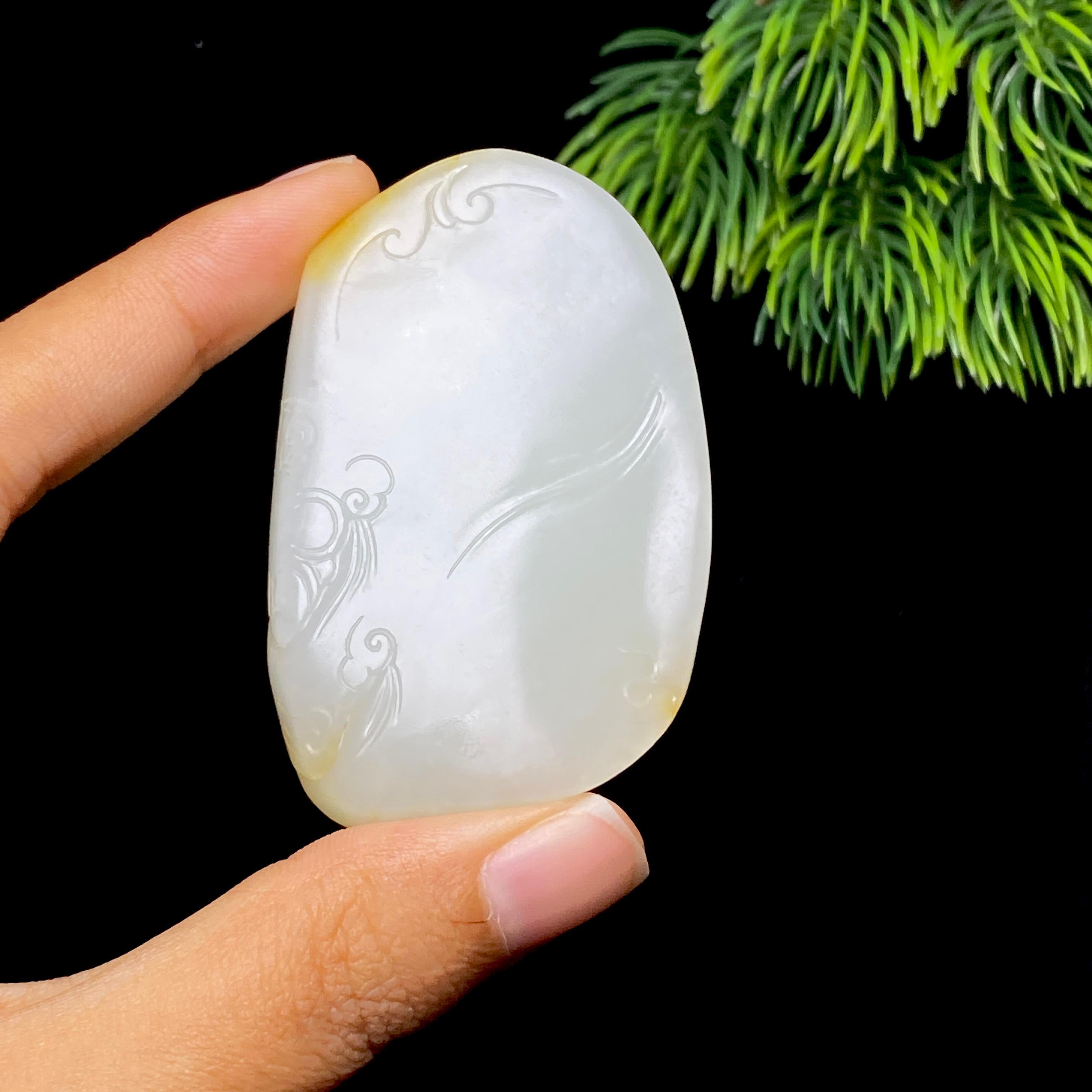 和田玉籽料观音（65.5g）