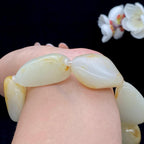 和田玉洒金皮籽料【精品手串】（119.1g）