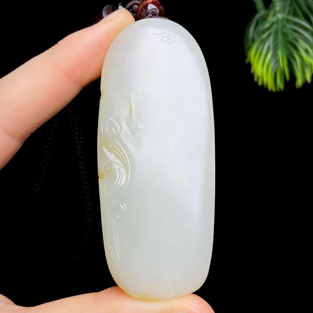 和田玉籽料关公把件（75.7g）
