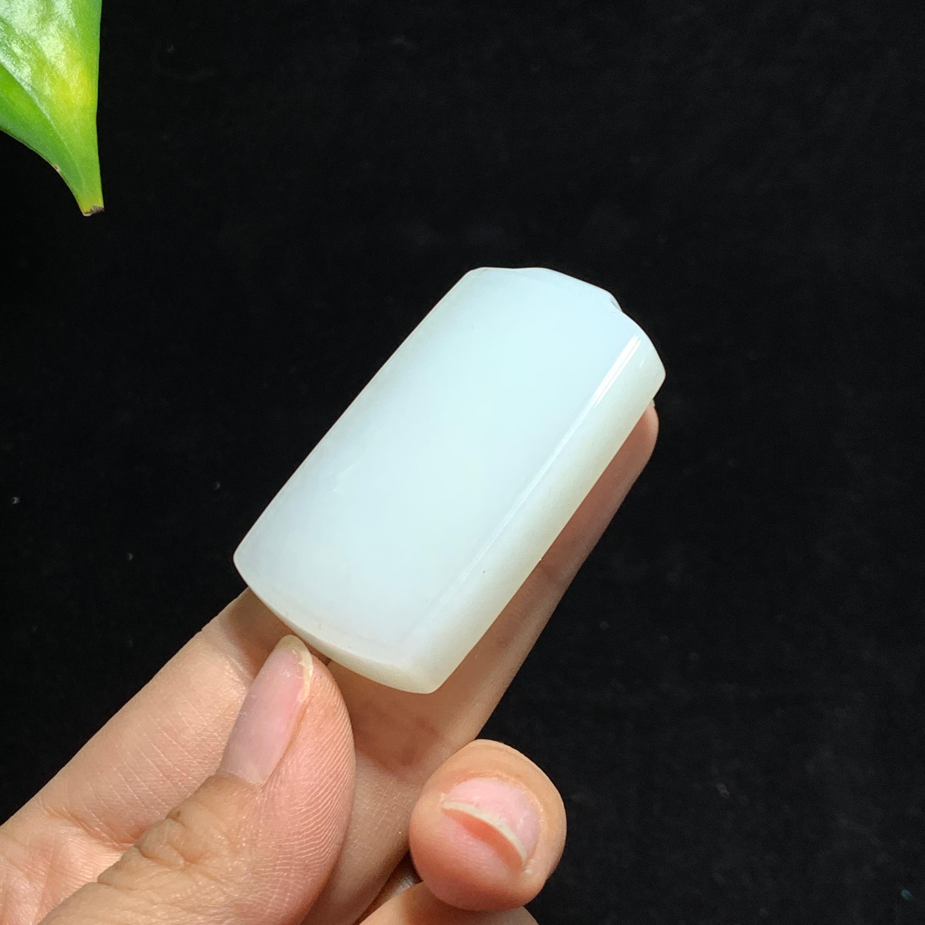 和田山料白玉无事牌挂件（37.4g）