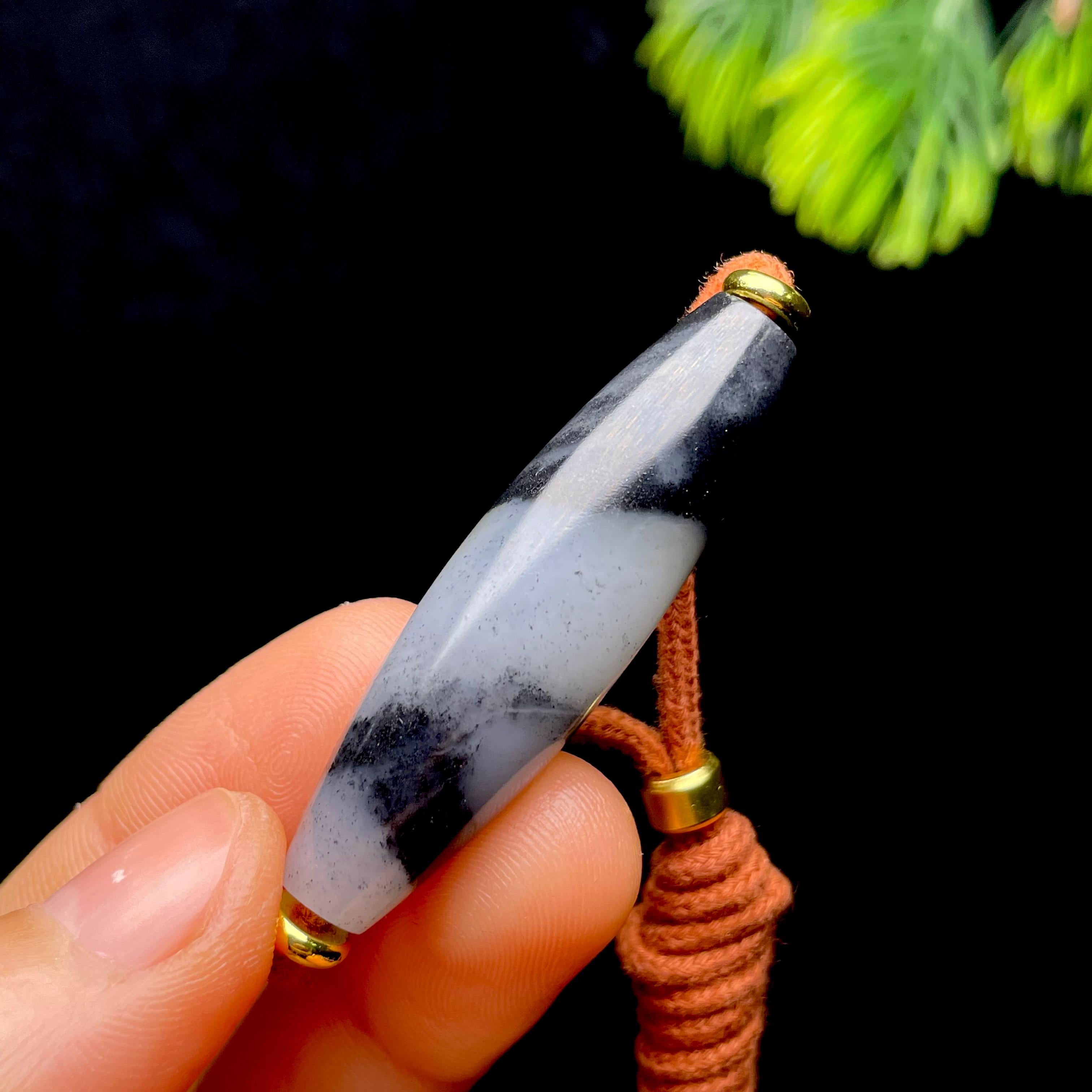 和田玉青花勒子（13.8g）