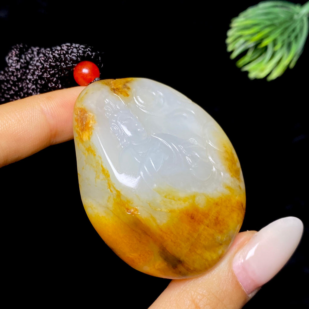 和田玉籽料观音（54.8g）