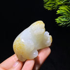 和田玉籽料貔貅把件（86.2g）