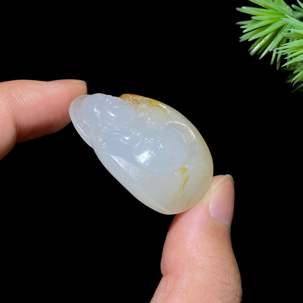 和田玉籽料佛公（16.3g）