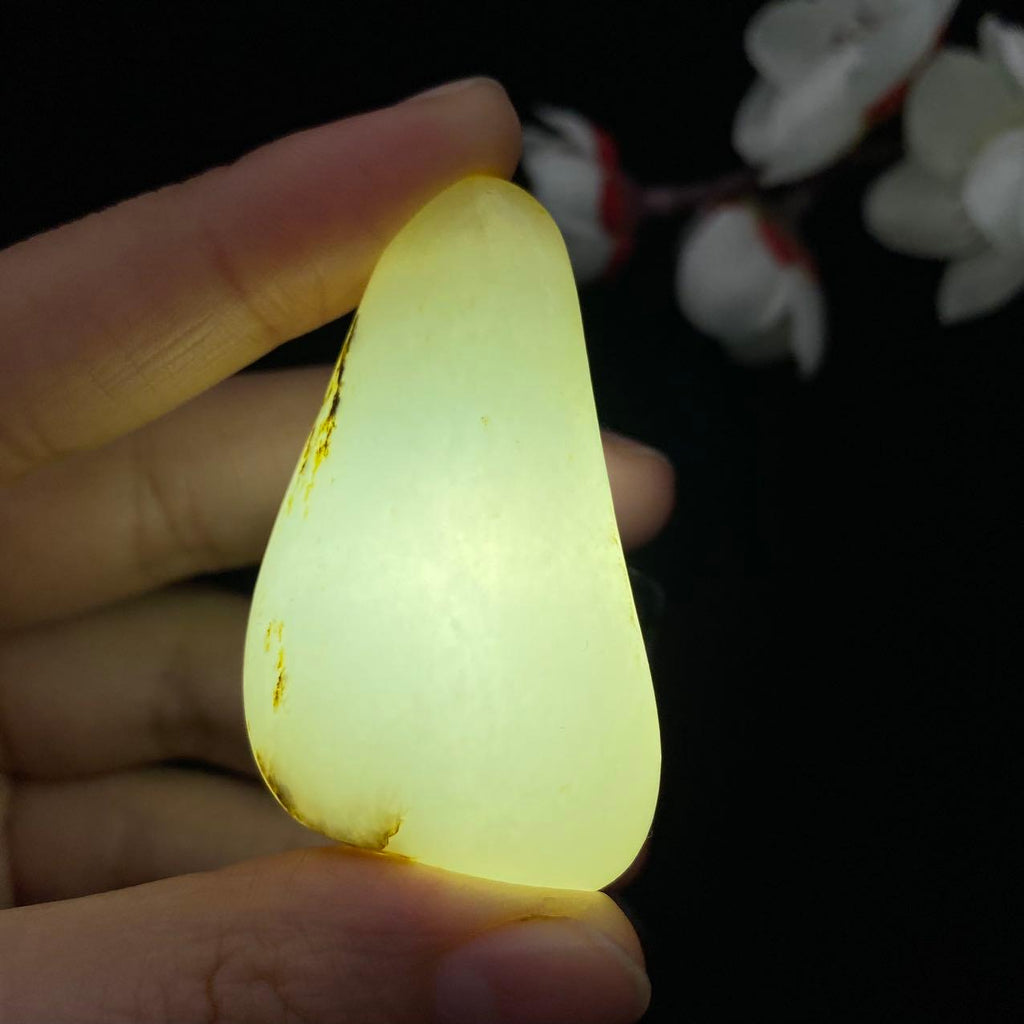 和田玉黄皮籽料挂件（29.1g）
