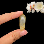 和田玉洒金皮青花底籽料吊坠籽（13.9g）