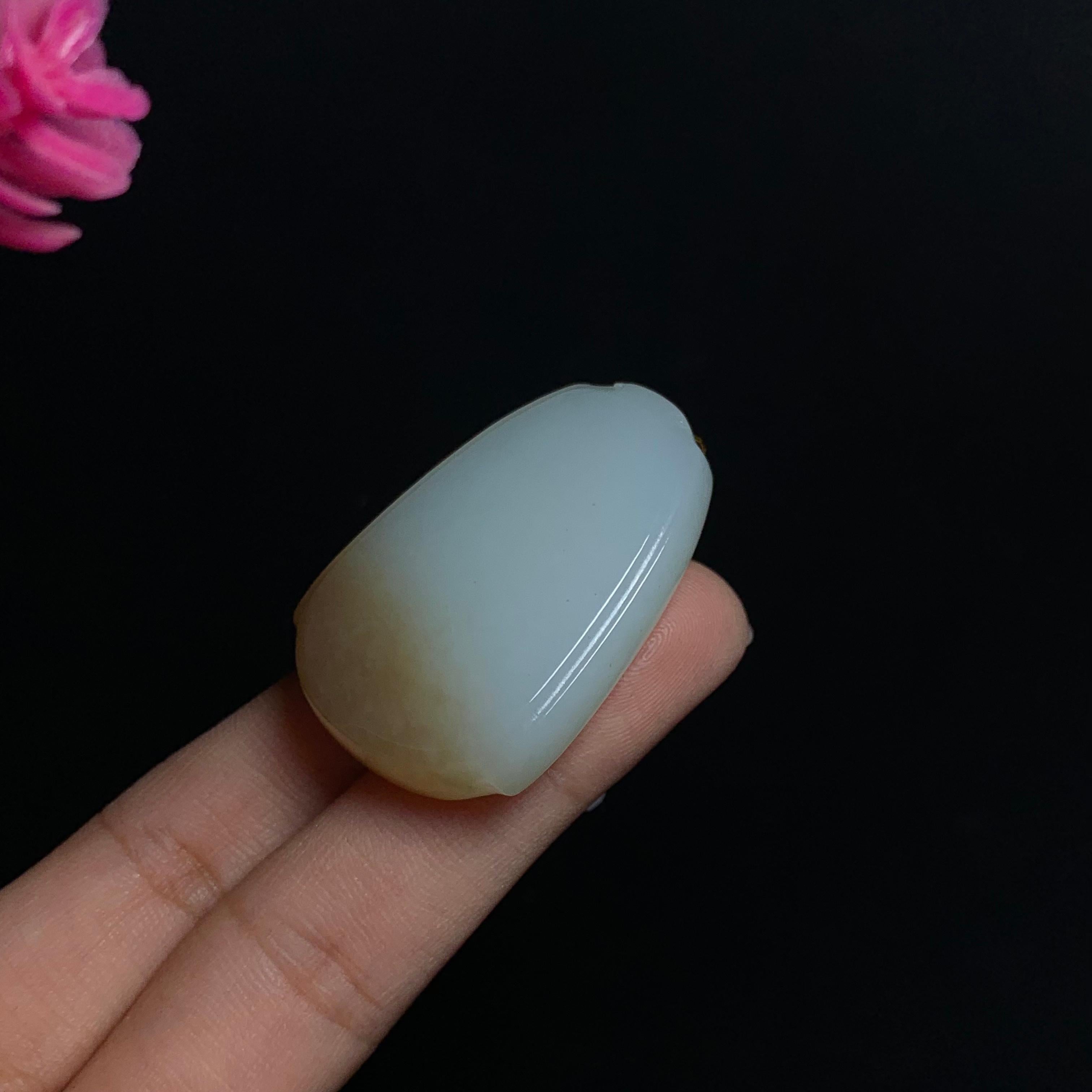和田山料糖白玉无事牌（20.9g）