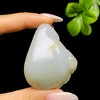 和田玉籽料代代发财HZ2606073082（43.7g）