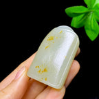 和田玉籽料无事牌（35.5g）
