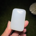 和田玉白玉平安无事牌（71.2g）