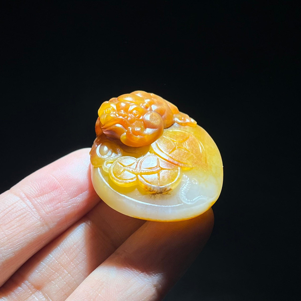 和田籽料金蟾（28.5g）