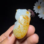 和田玉籽料收藏级挂件佛公（51.5g）