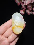 和田玉籽料白玉观音挂件（27.9g）