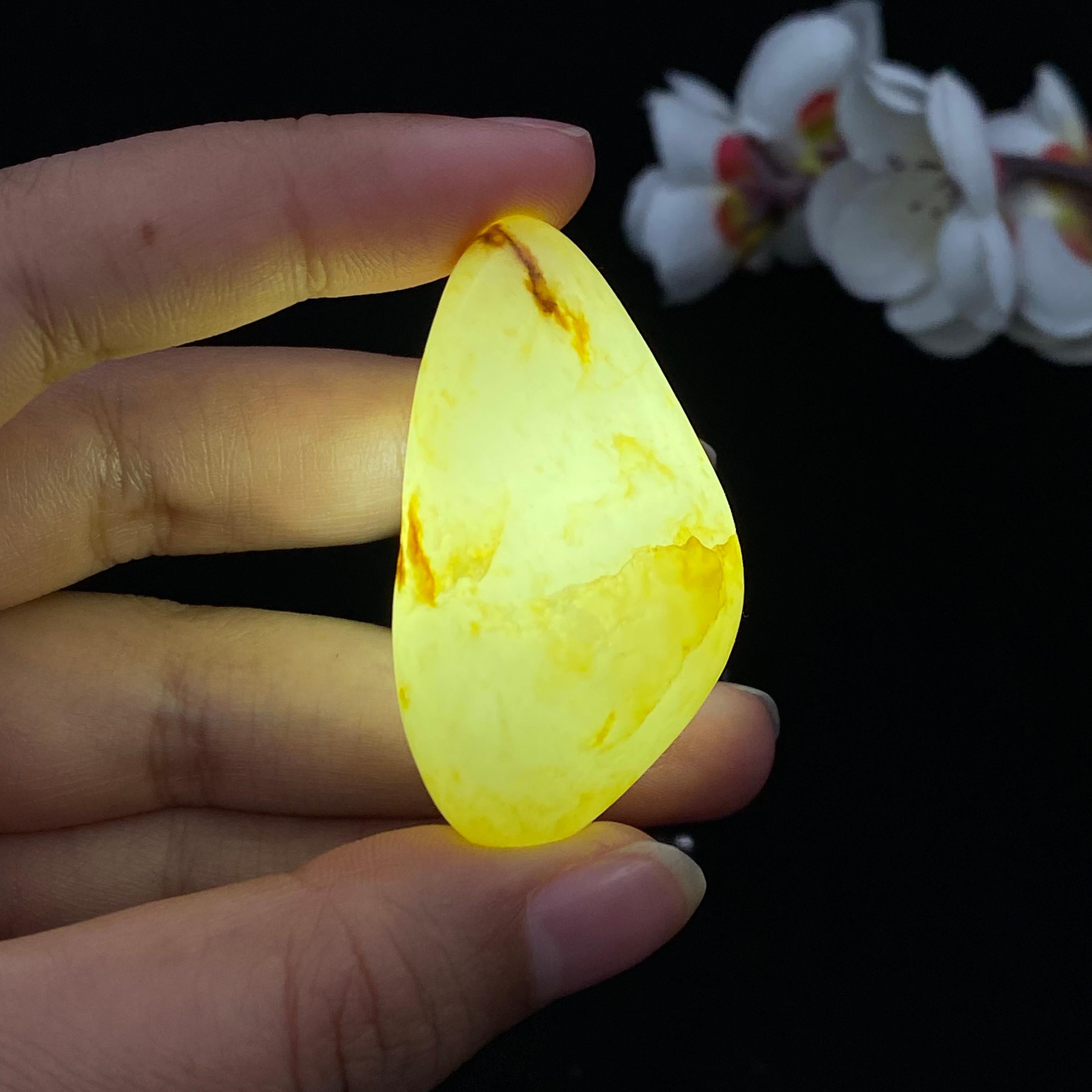 和田玉洒金皮籽料挂件（37.5g）