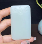和田羊脂玉平安无事牌（77.1g）