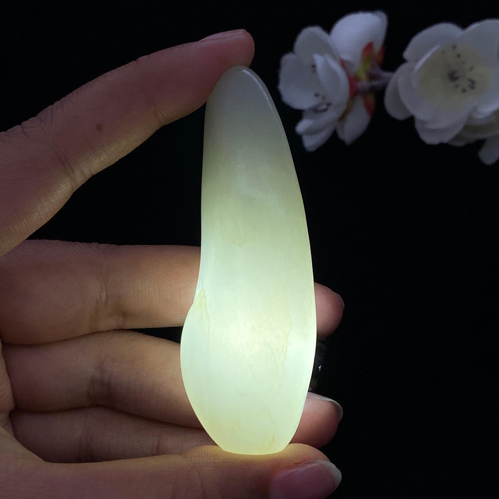 和田玉白玉籽料大挂件（50.2g）