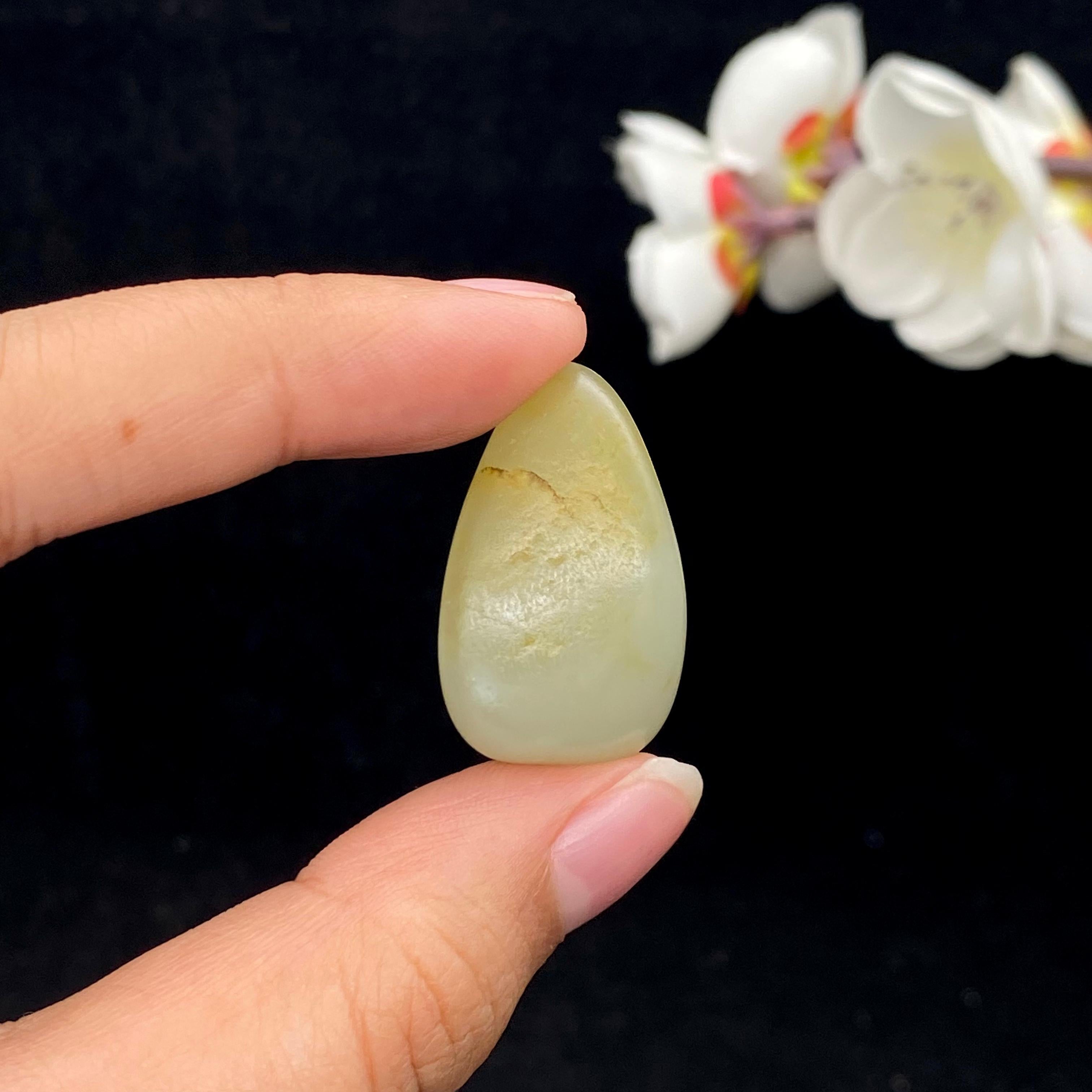 【超值推荐】和田玉黄皮籽料吊坠籽（9.6g）