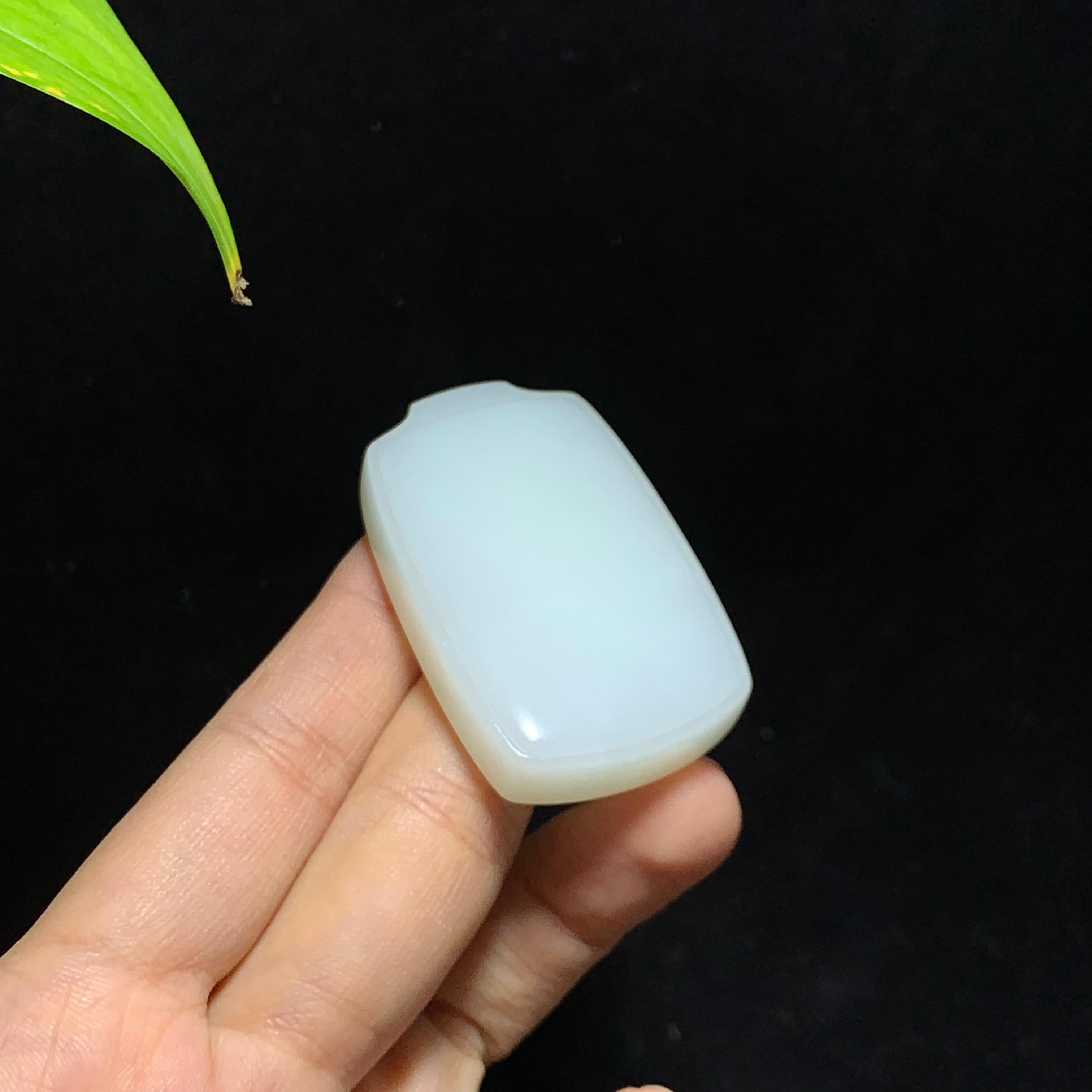 和田山料白玉无事牌挂件（42.4g）