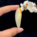 和田玉黄皮籽料挂件（30.5g）