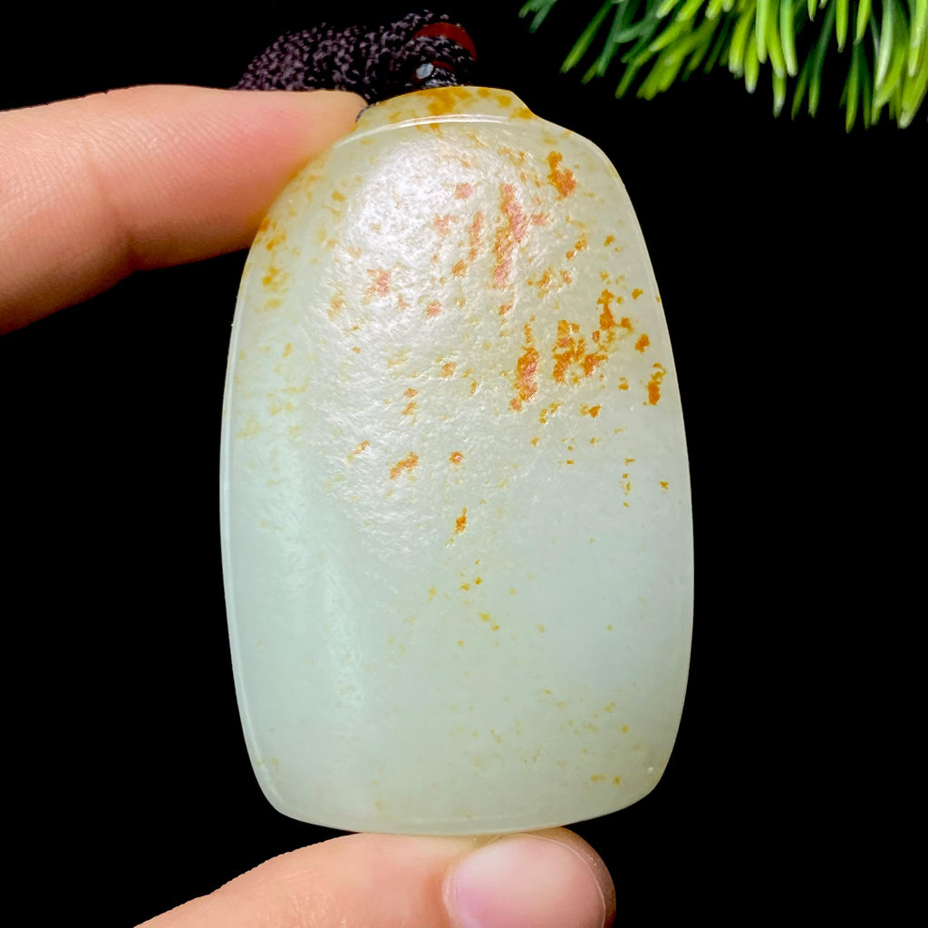和田玉籽料无事牌（61.8g）