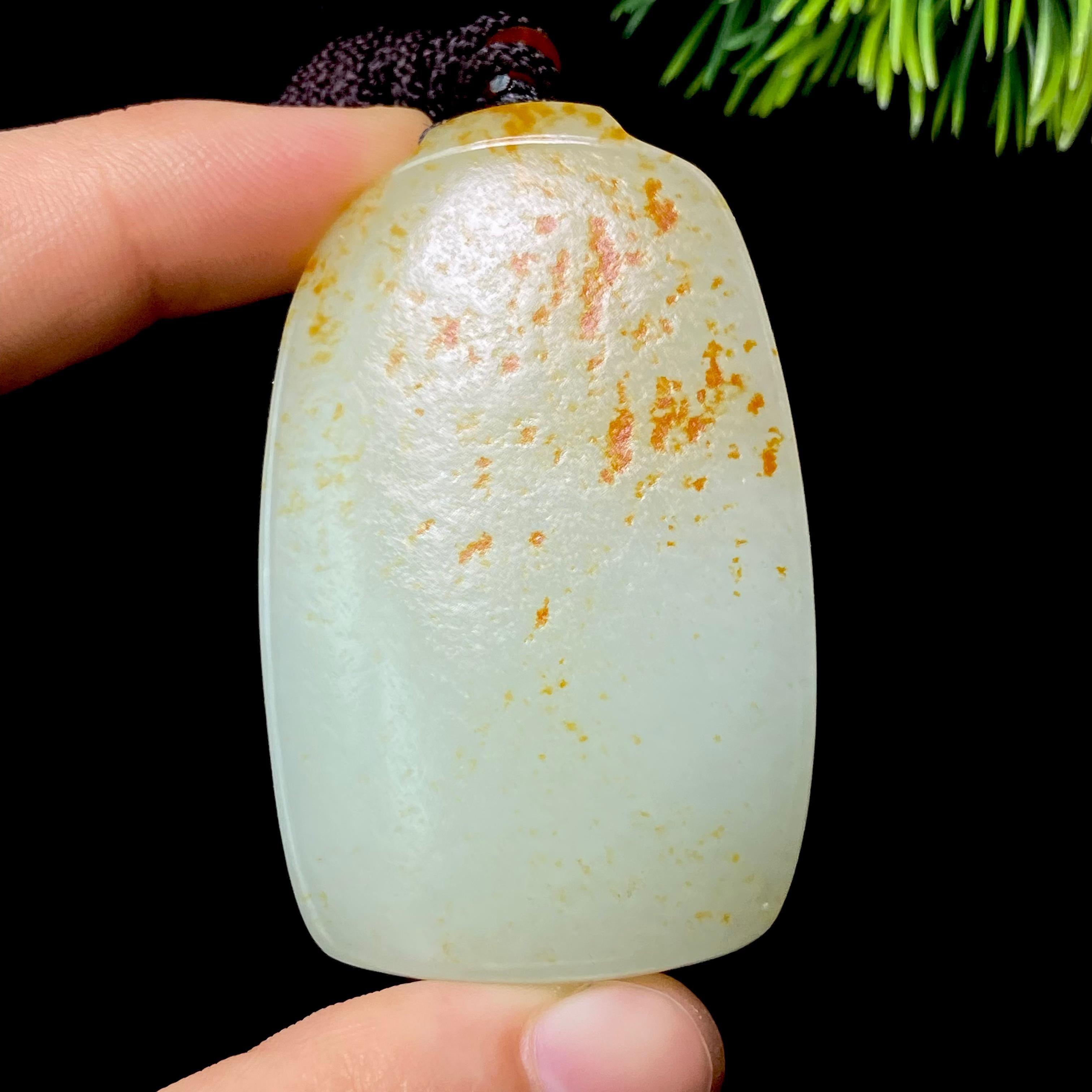 和田玉籽料无事牌（61.8g）