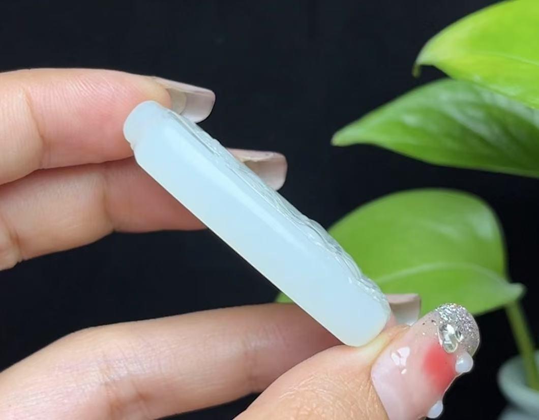 和田羊脂玉观音（28.2g）