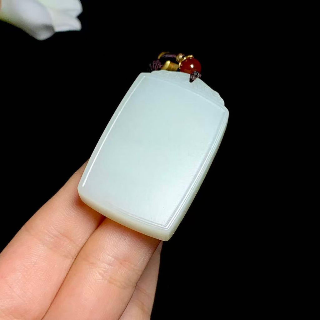 和田山料白玉无事牌（39.0g）