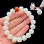 和田玉-白玉【老型珠手串】（44g）