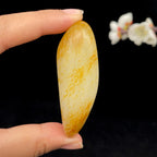 和田玉洒金皮籽料手把件（68.3g）