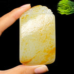 和田玉籽料无事牌（91.2g）